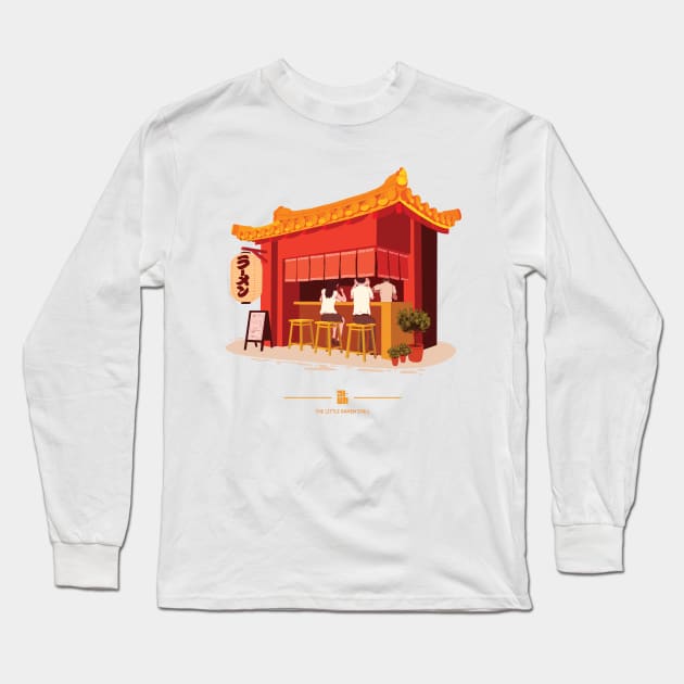 The Little Ramen Stall Long Sleeve T-Shirt by jiun.design